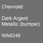 Preview: Chevrolet, Dark Argent Metallic (bumper), WA6246.